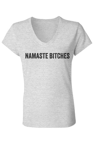 Ladies Namaste V-Neck Tee