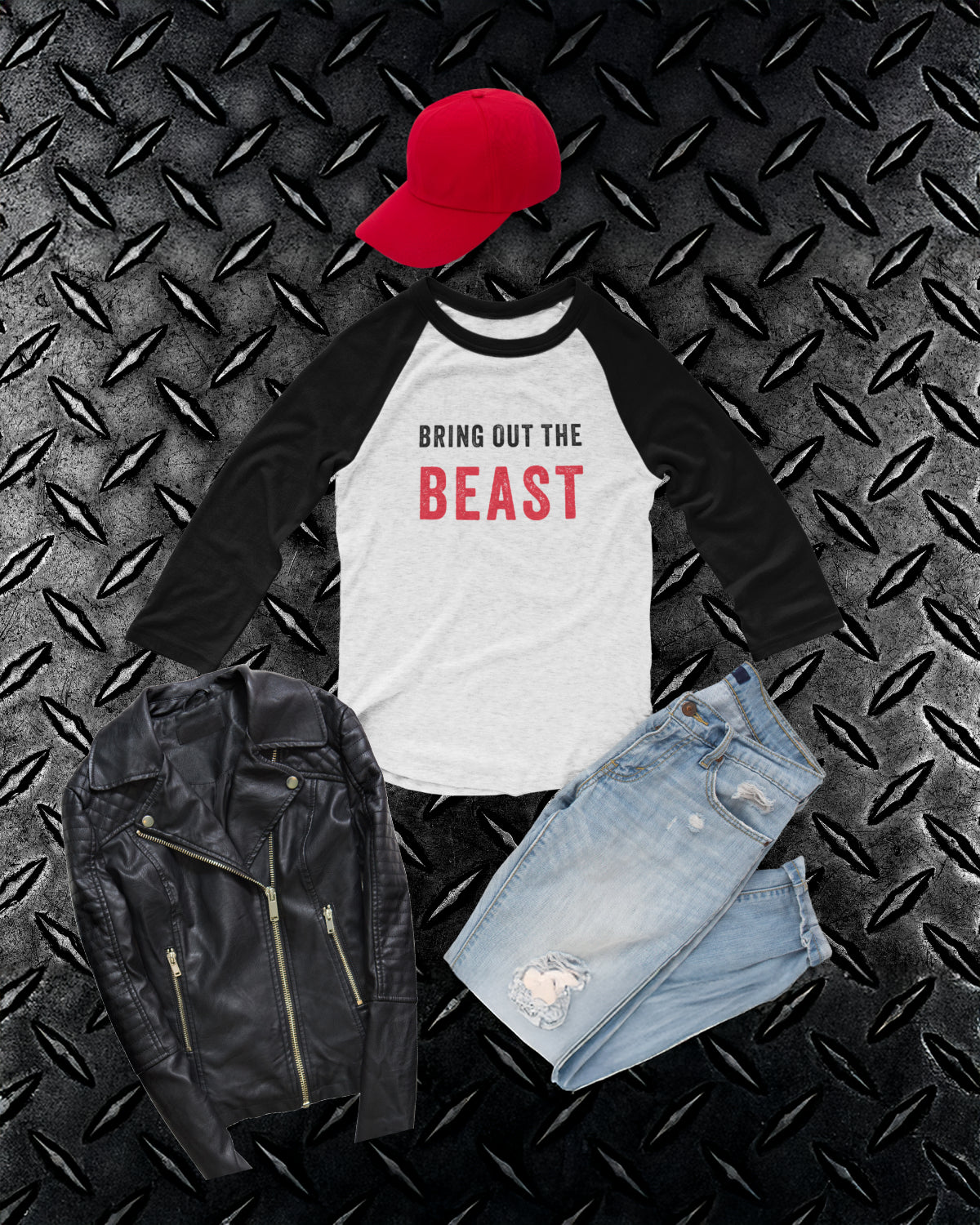 Beast Unisex Baseball Tee